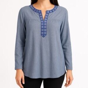 Vineyard Vines Chambray Blouse
